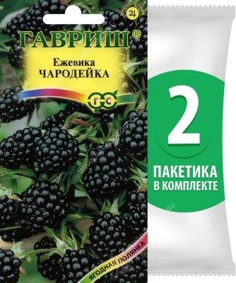 Семена Ежевика Чародейка, 2 пакетика по 10шт