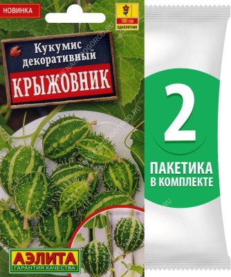 Семена Кукумис декоративный Крыжовник, 2 пакетика по 5шт