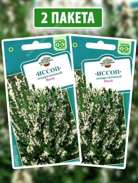 Семена Иссоп Иней, 2 пакетика по 0,2г