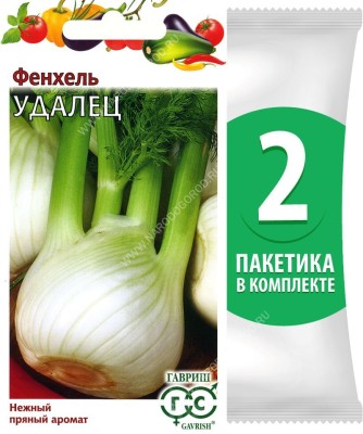 Семена Фенхель овощной Удалец, 2 пакетика по 1г/170шт