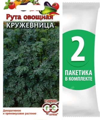 Семена Рута овощная Кружевница, 2 пакетика по 0,1г/40шт