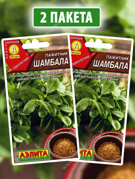 Семена Пажитник Шамбала, 2 пакетика по 0,5г